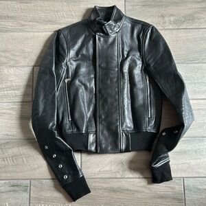 Rick Owens leather jacket